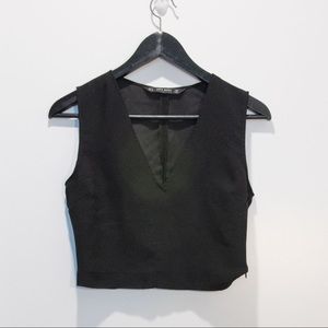 Cropped top black